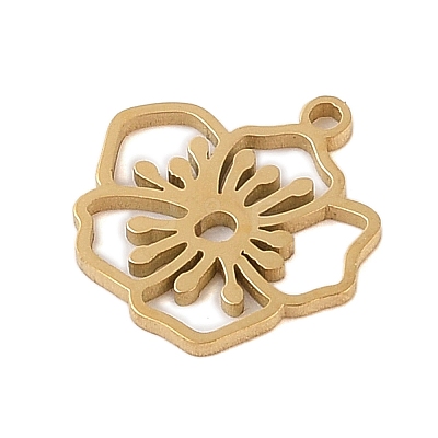 304 Stainless Steel Pendants STAS-S139-06G-12-1
