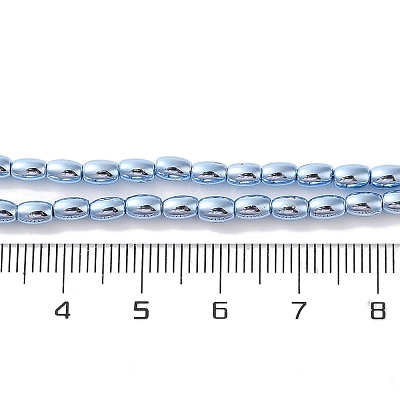 Electroplate Beads Strands X-EGLA-H104-02F-1