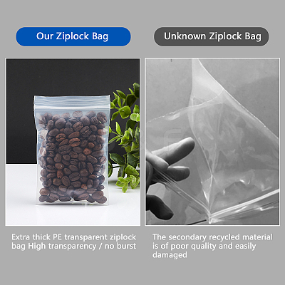 Heavy Duty Plastic Resealable Bags OPP-PH0001-26C-1