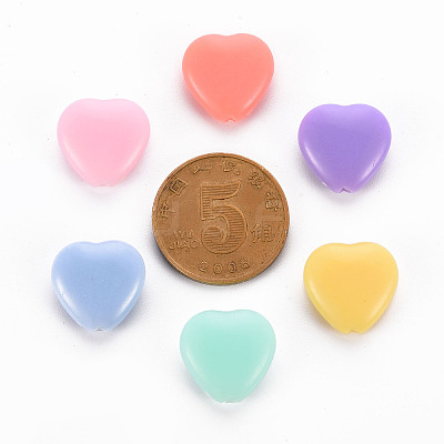 Opaque Acrylic Beads X-TACR-S154-44D-1