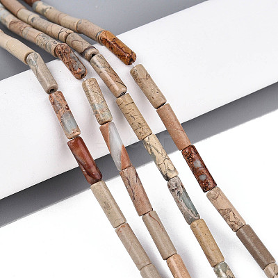Natural Shoushan Stone Beads Strands G-T141-78B-1
