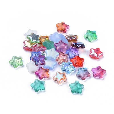 Electroplate Czech Glass Beads X-LAMP-D180-19-1