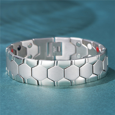 Stainless Steel Panther Chain Watch Band Bracelets JB673A-1