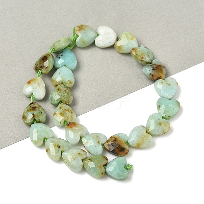 Natural Green Opal Beads Strands G-D316-B05-1