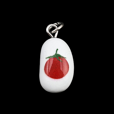 Brass Enamel Pendants KK-CBA10BC-03C-1