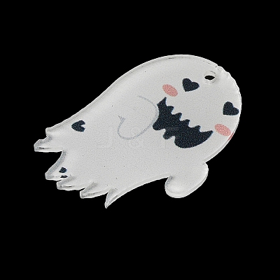 Halloween Printing Acrylic Pendants FIND-K017-05E-1