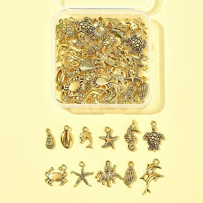 Tibetan Style Alloy Pendants FIND-FS0003-95AG-1