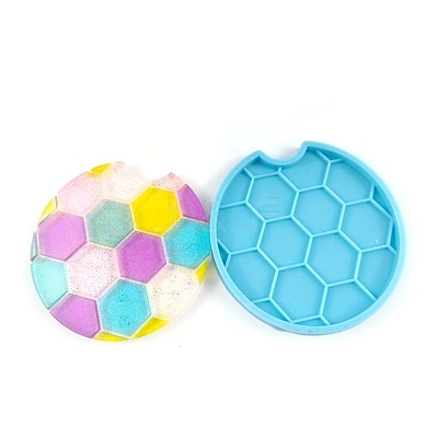 DIY Cup Mat Silicone Molds DIY-C014-01G-1