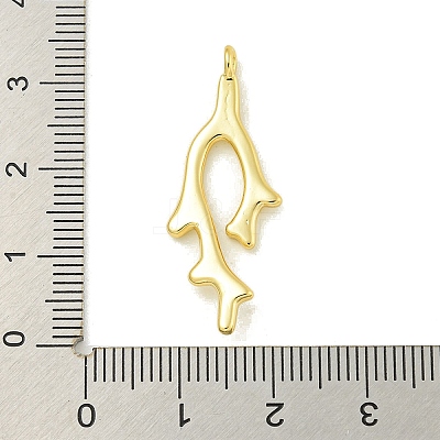 Rack Plating Brass Pendants KK-U029-20G-1
