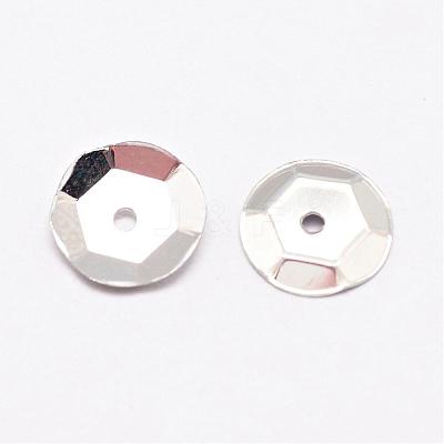 Plastic Paillette Beads PVC-A001-12mm-08-1