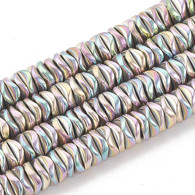 Electroplate Non-magnetic Synthetic Hematite Beads Strands X-G-N0322-01B-1