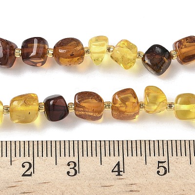 Natural Amber Beads Strands G-L095-E01-01-1