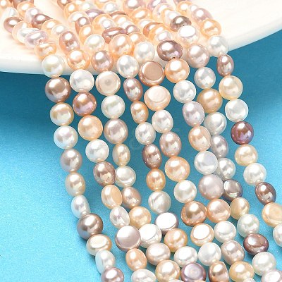 Natural Cultured Freshwater Pearl Beads Strands PEAR-C004-21A-1