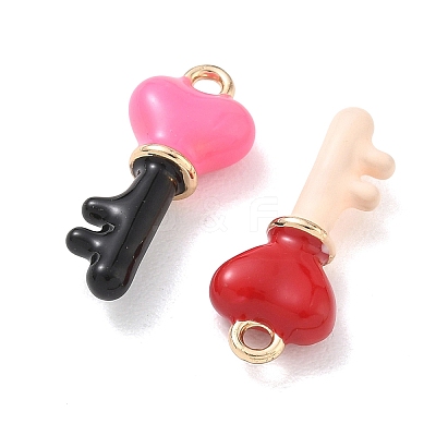 Alloy Enamel Pendants FIND-B069-06B-1