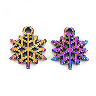 Rainbow Color Alloy Pendants PALLOY-S180-278-NR-1