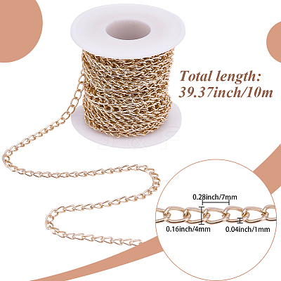 10M Aluminium Curb Chains CHA-BM0001-03-1