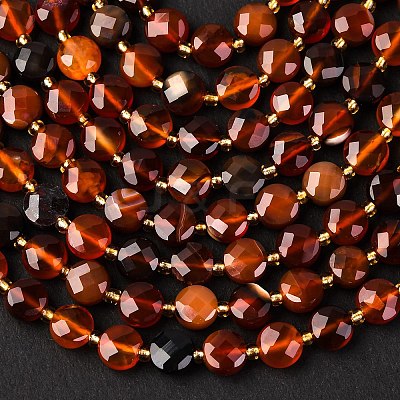 Natural Carnelian Beads Strands G-K389-B43-01-1