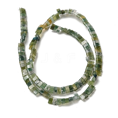 Natural Moss Agate Beads Strands G-Z045-A14-01-1