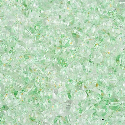 Baking Paint Transparent Glass Beads DGLA-T004-08G-1