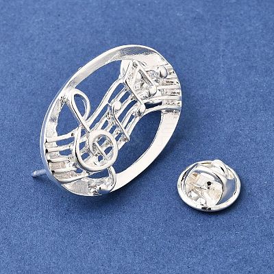 Musical Note Lapel Pin Backs JEWB-K035-02A-S-1