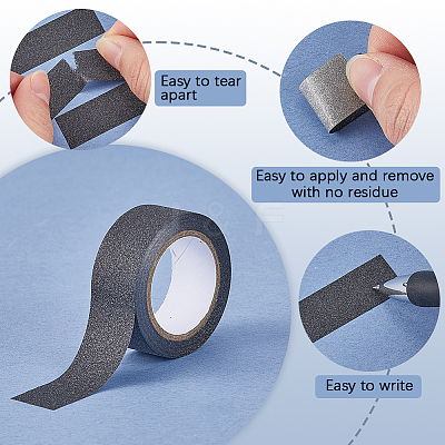 8 Roll Glitter Adhesive Plastic Tapes DIY-CP0011-84B-1