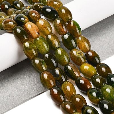 Natural Agate Beads Strands G-B079-E01-01F-1
