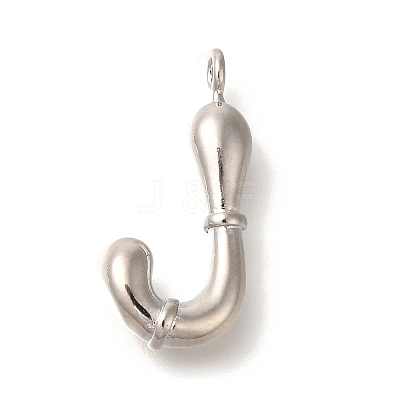 Rack Plating Brass Pendants KK-I722-08P-J-1