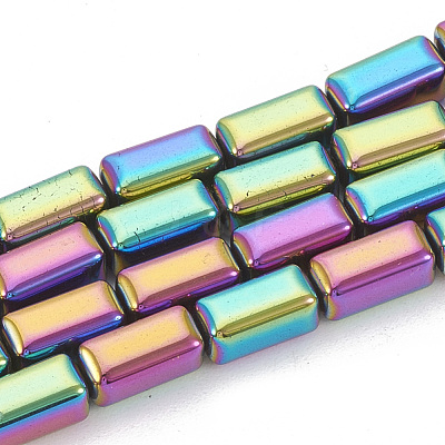 Electroplate Non-magnetic Synthetic Hematite Beads Strands G-N0322-10E-1