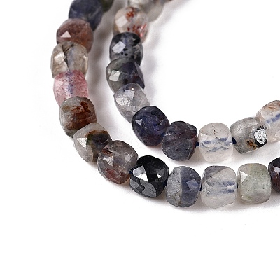 Natural Iolite Beads Strands G-N342-112B-1