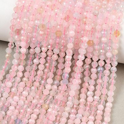Natural Morganite Beads Strands G-O166-25-3mm-01-1