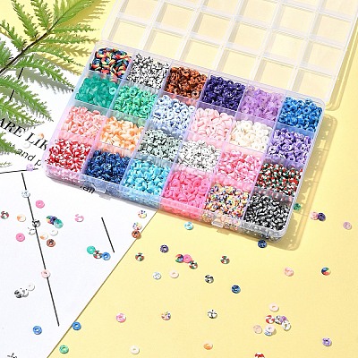 168G 24 Styles Handmade Polymer Clay Beads CLAY-FS0001-38-1