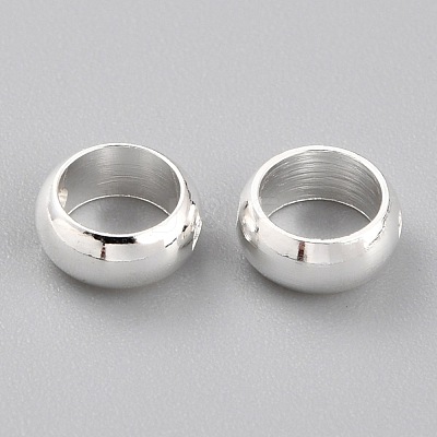 Brass Beads Frames KK-O133-014A-S-1