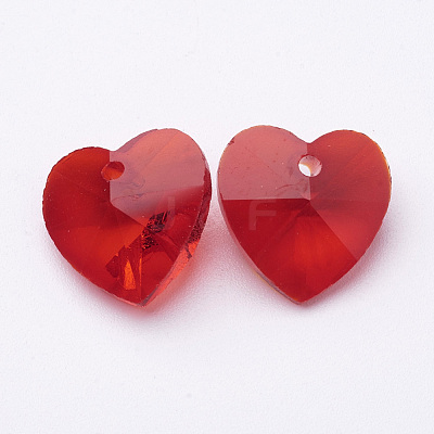 Valentine's Day Handmade Glass Pendants X-GH14mm47Y-1