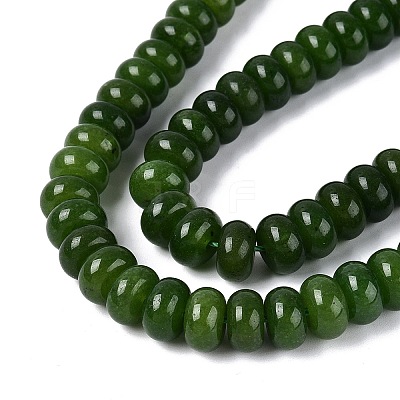 Natural White Jade Beads Strands G-Q613-01F-07-1