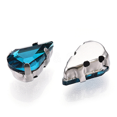 Sew on Rhinestone RGLA-T035-6x10mm-15-1
