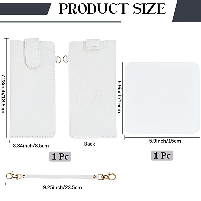 1Pc PU Leather Glasses Storage Bags AJEW-CN0005-76B-1