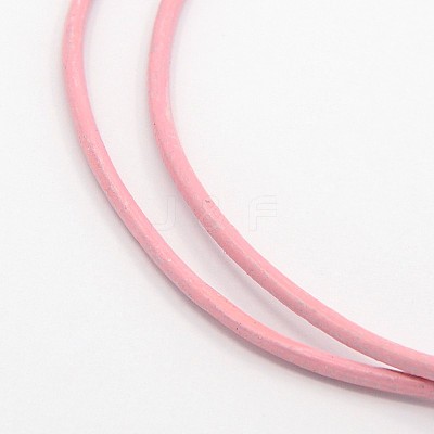 Leather Cord Necklace Making X-MAK-F002-M-1