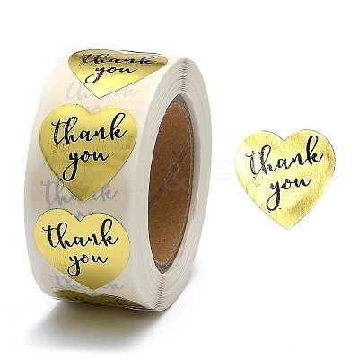 1 Inch Thank You Stickers X-DIY-G021-13C-1