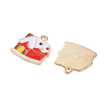 Alloy Enamel Pendants ENAM-I061-01KCG-09-1