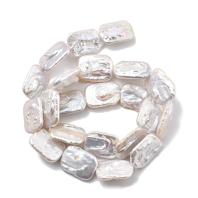Natural Baroque Keshi Pearl Beads Strands PEAR-P064-01C-07A-1