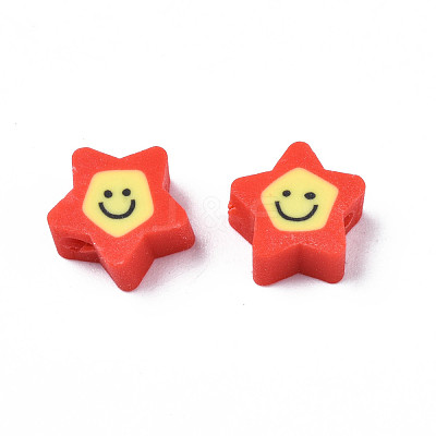 Handmade Polymer Clay Beads CLAY-N011-45A-03-1