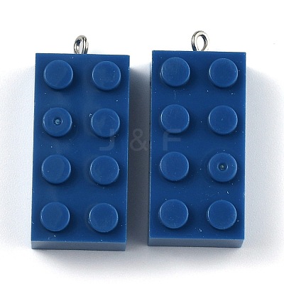 Opaque Acrylic Pendants MACR-B0001-02K-1