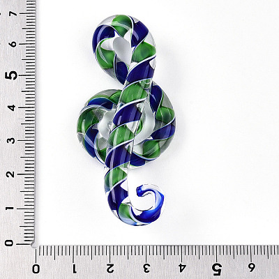 Handmade Lampwork Big Pendants LAMP-T023-07D-1