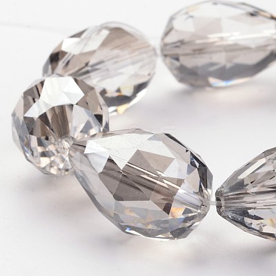 Electroplate Glass Bead Strands EGLA-J139-PL02-1