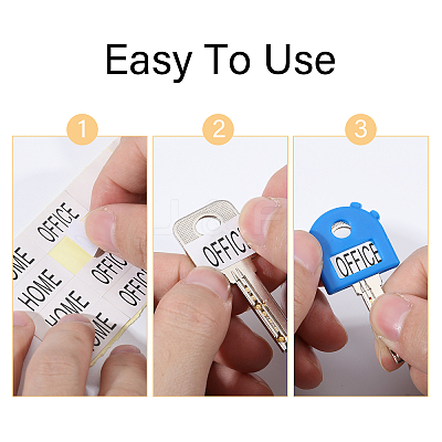 2 Sets Plastic Key Caps FIND-GL0002-21-1