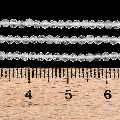 Natural Herkimer Diamond Beads Strands GG-NH0014-D03-2mm-1