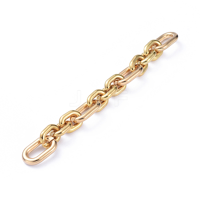 Handmade CCB Plastic Figaro Chains AJEW-JB00593-1