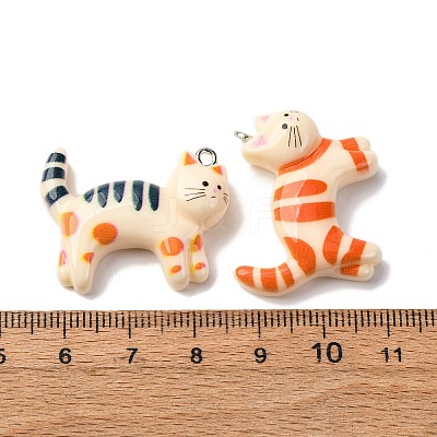 Opaque Resin Pendants RESI-B034-01-1