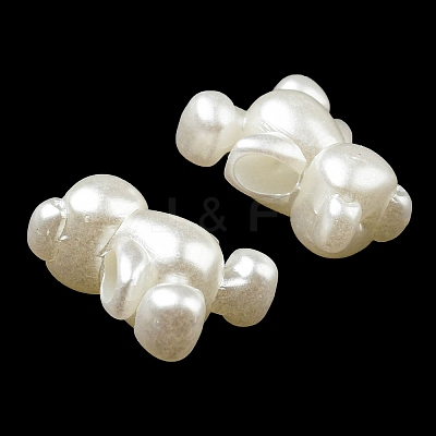 ABS Imitation Pearl Beads OACR-K001-31-1