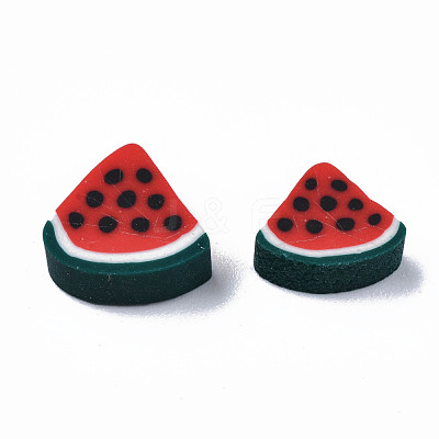 Handmade Polymer Clay Beads X-CLAY-R069-01J-1